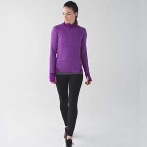 Lululemon Runderful 1/2 Zip in Tender Violet size 4